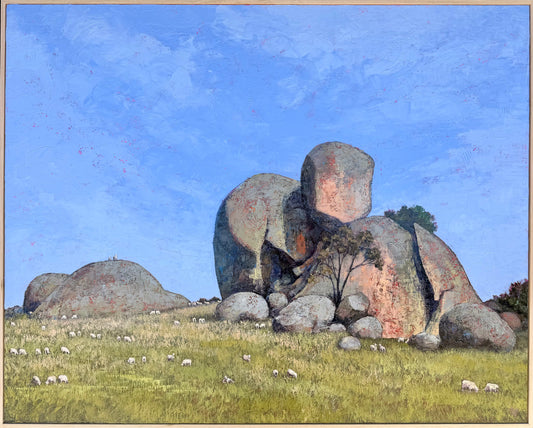From Board to Finished Painting: Bringing a Pyalong Landscape to Life